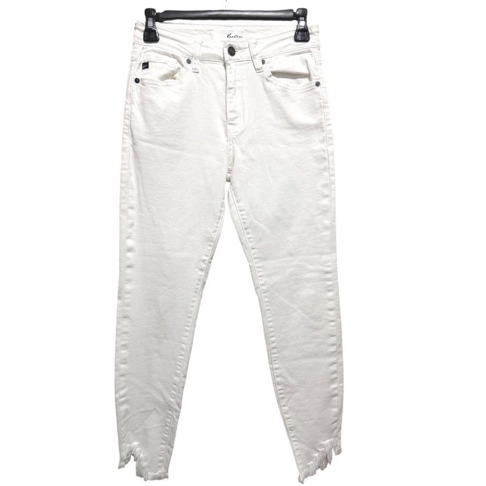 KanCan Skinny‎ Jeans Womens 3/25 KC7267WT White Coastal Timeless Chic